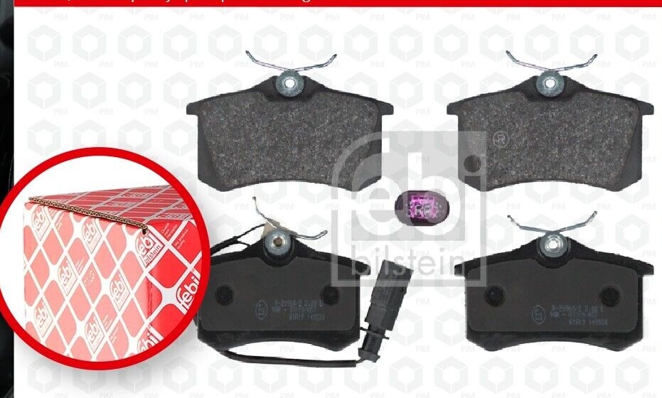 Brake pads Rear Axle 16394 FEBI BILSTEIN for VW SEAT FORD