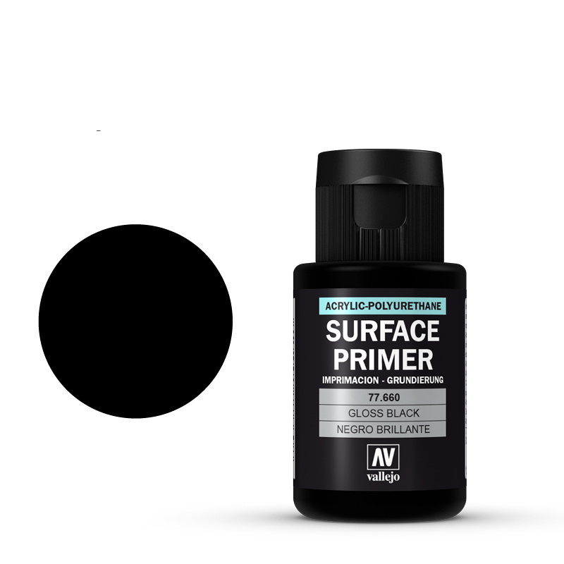 Vallejo 77.660 - Primer, Black, Glossy, 32 ml - Image 4