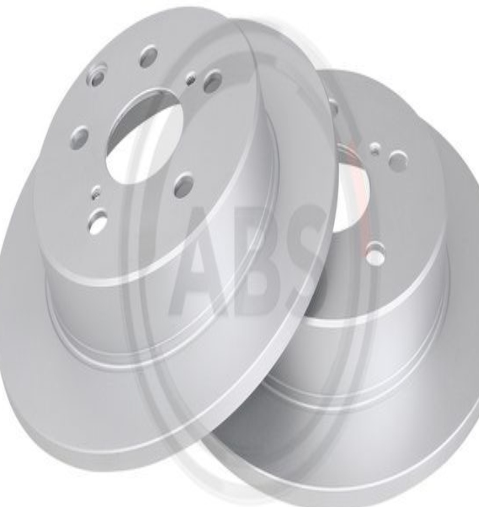 2x Original A.B.S. Brake Disc 17808 for Toyota