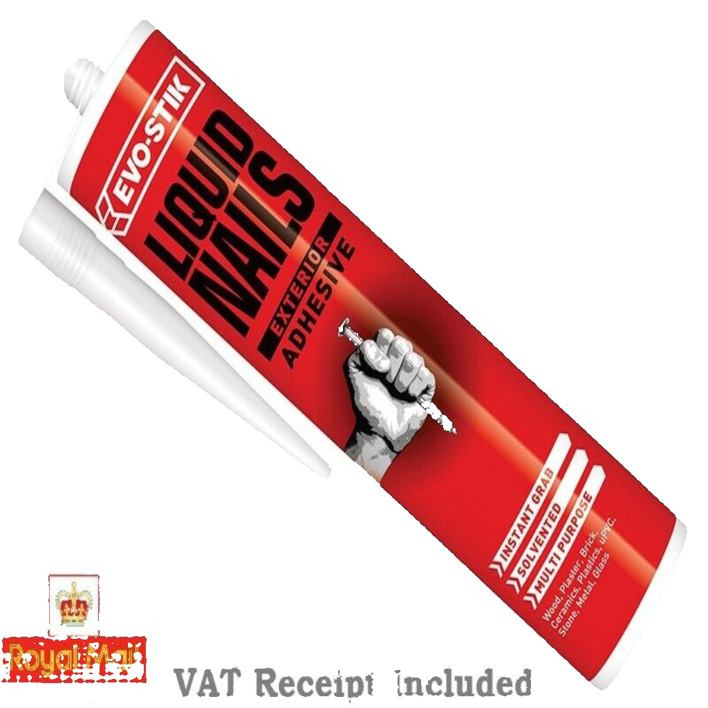 EVO-STIK Liquid Nails Exterior Grab Adhesive Multi Purpose Glue 290ml (VAT Incl)