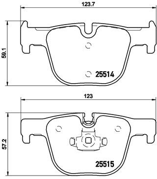 Brake Pads Set fits BMW 430D 3.0D Rear 13 to 20 N57D30A Brembo 34206799813 New - Image 12