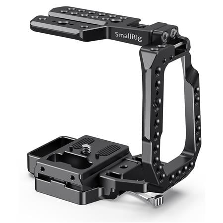 SmallRig QR Half Cage W/ NATO Rails & ARRI locating Holes For BMPCC 4K & 6K 2255