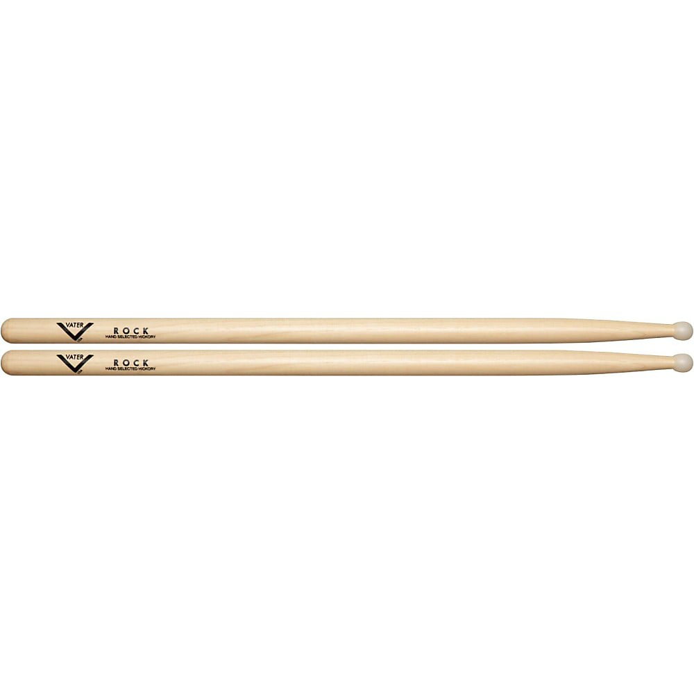 Vater Rock Nylon Tip USA Hickory Drum Sticks VHRN