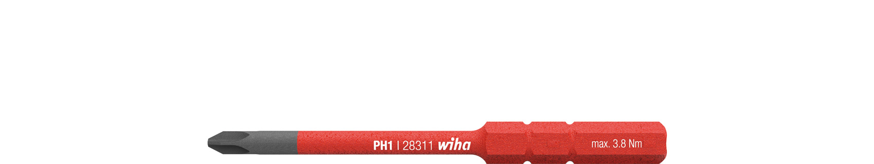 Wiha 34584 Slimbit Screwdriver Phillips PH2 Head 75mm 1000v VDE Electrician