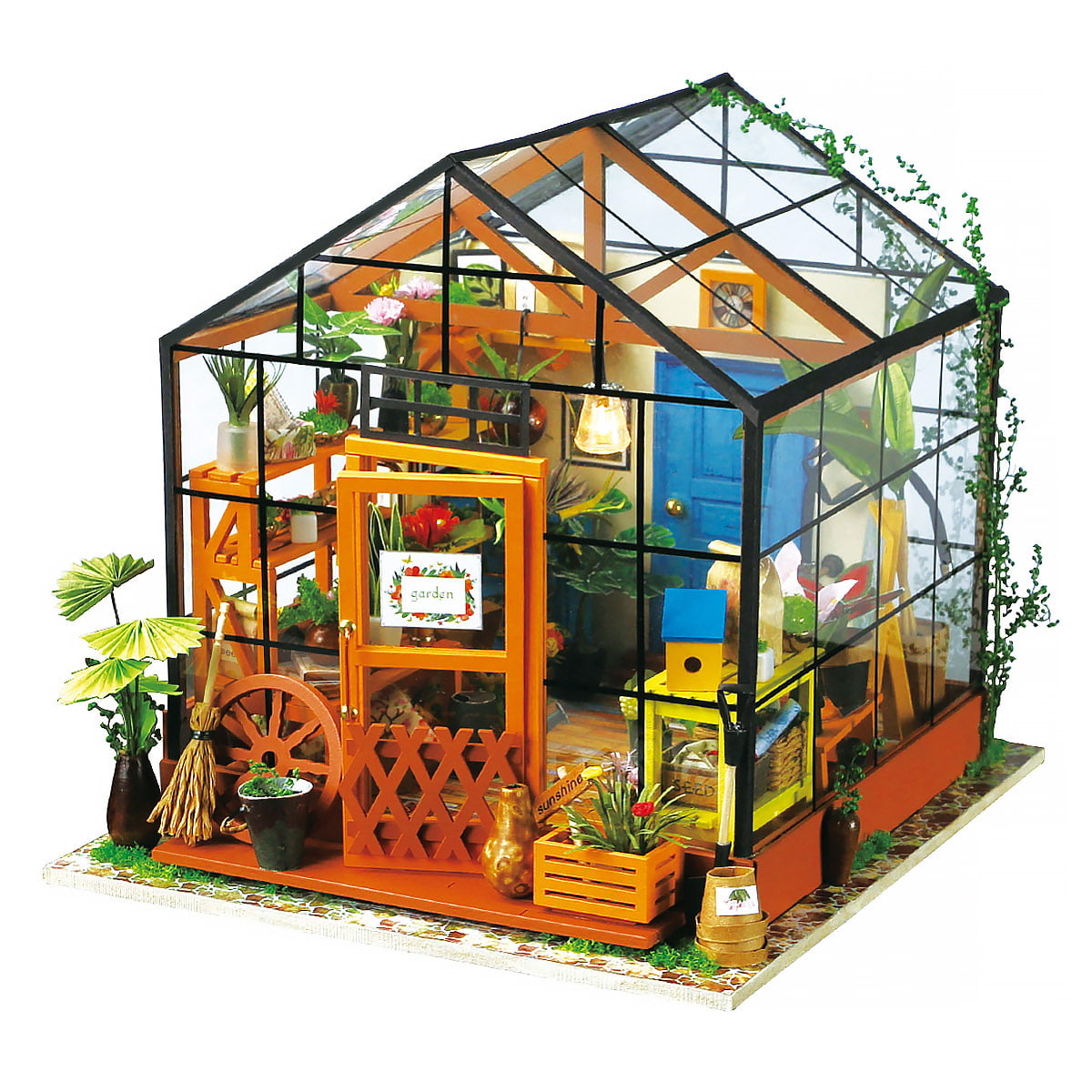 Robotime Rolife Book Nook: Cathy's Flower House - Image 4