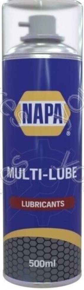 3x NAPA Multi Purpose Lubricant Spray Cleans Protect Rust Penetrating Oil 500ml