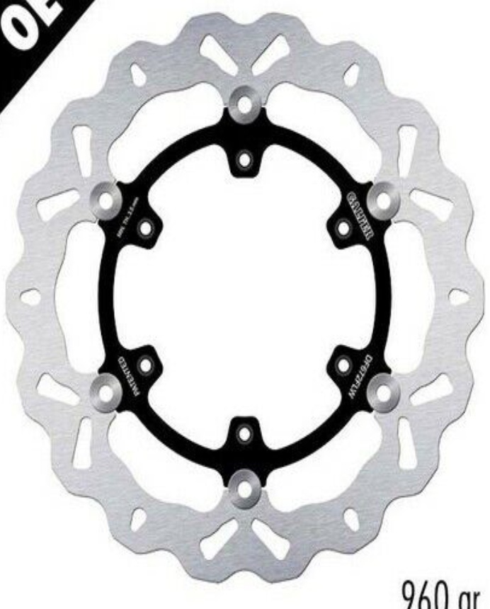 Galfer Front Brake Disc WAVE FLOATING (C. STEEL) 300x4mm KTM 560 SMR 2007