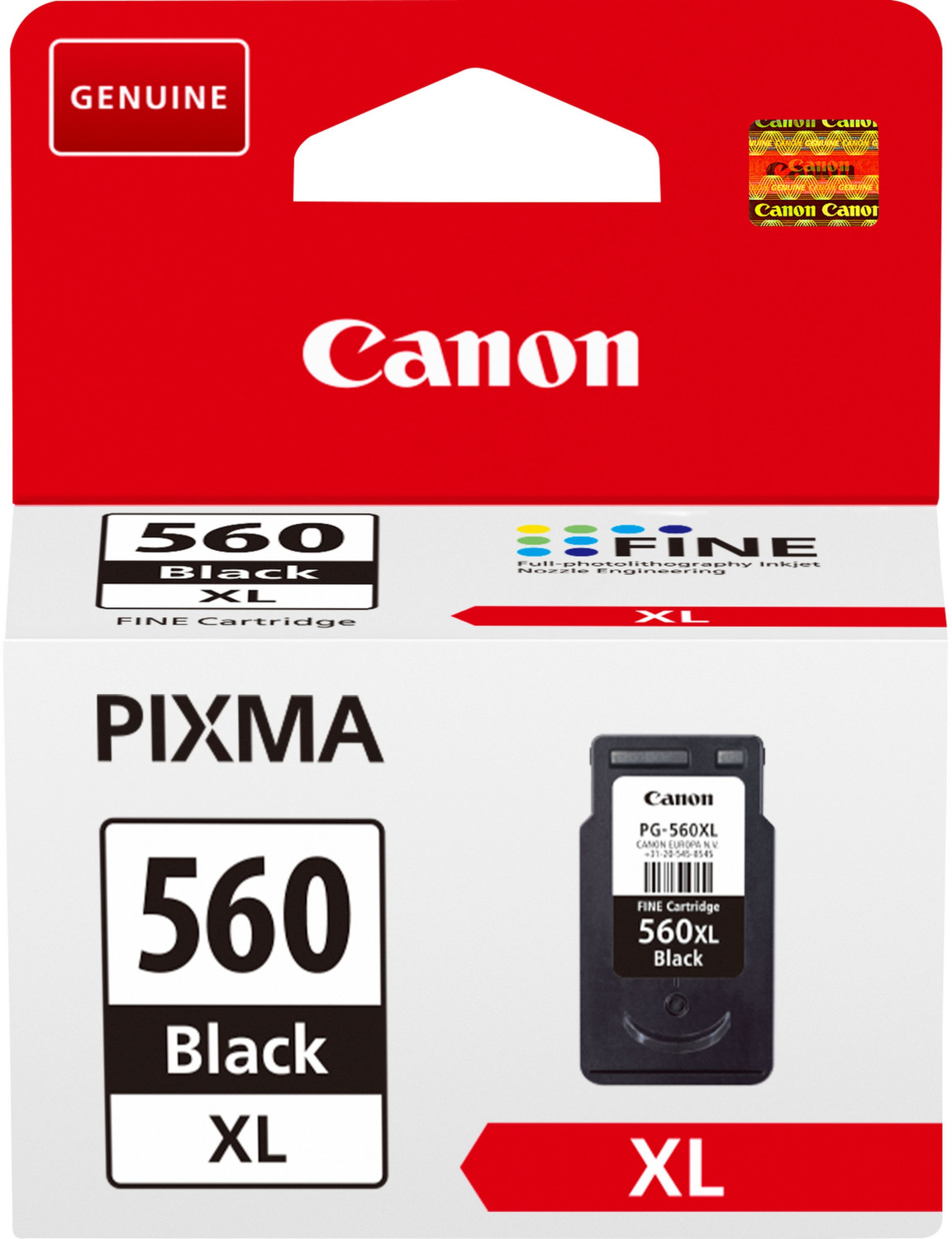Canon PG-560XL Black Printer Ink Cartridge - 3712C001