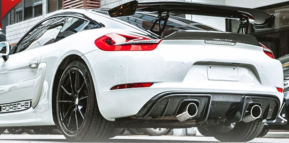 For Porsche Cayman Boxster 981 718 987 997 998 911 GT4 Rear Trunk Spoiler Wing