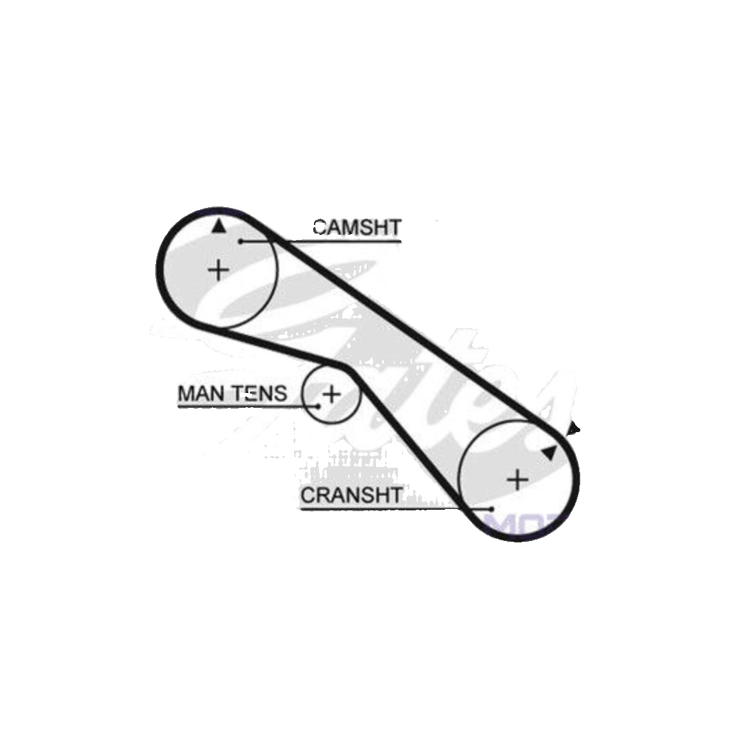 GATES-OE 5321XS Timing Belt for TOYOTA