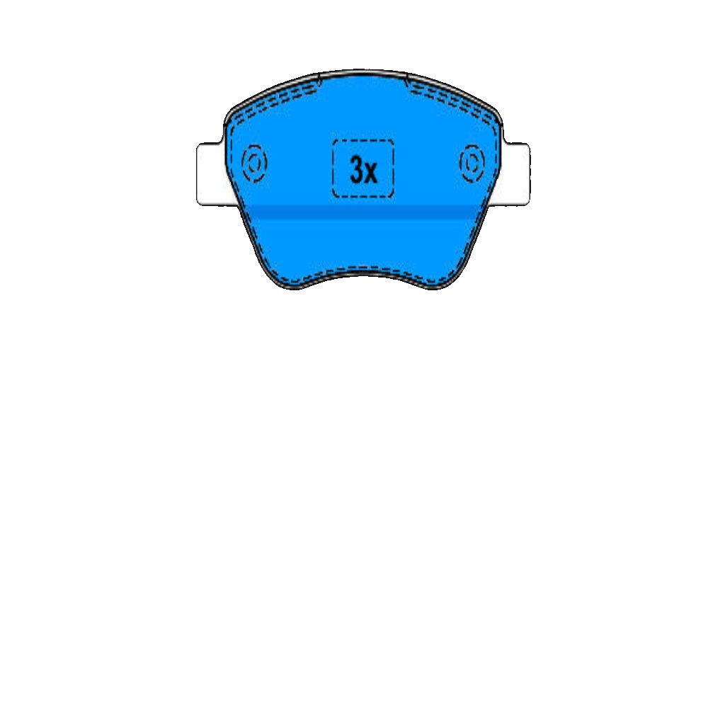 ATE 13.0460-3818.2 Brake Pad Set, disc brake for CITROËN,FIAT,LANCIA,PEUGEOT