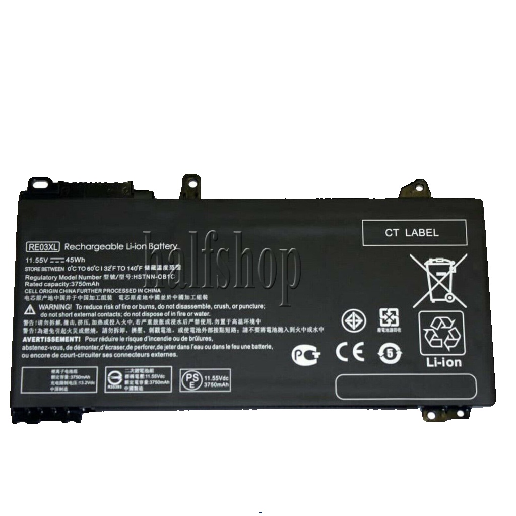 RE03XL Battery for HP ProBook 430 440 445 450 455R G6 G7 HSTNN-UB7R DB9A