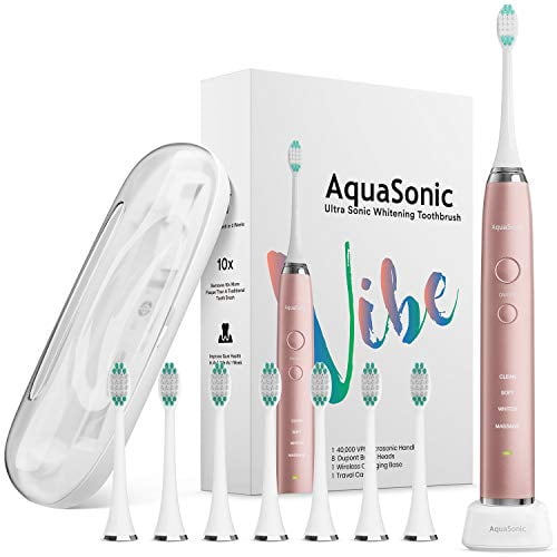 Electric Toothbrush with 8 Heads, Smart Features & ADA Seal of Approval