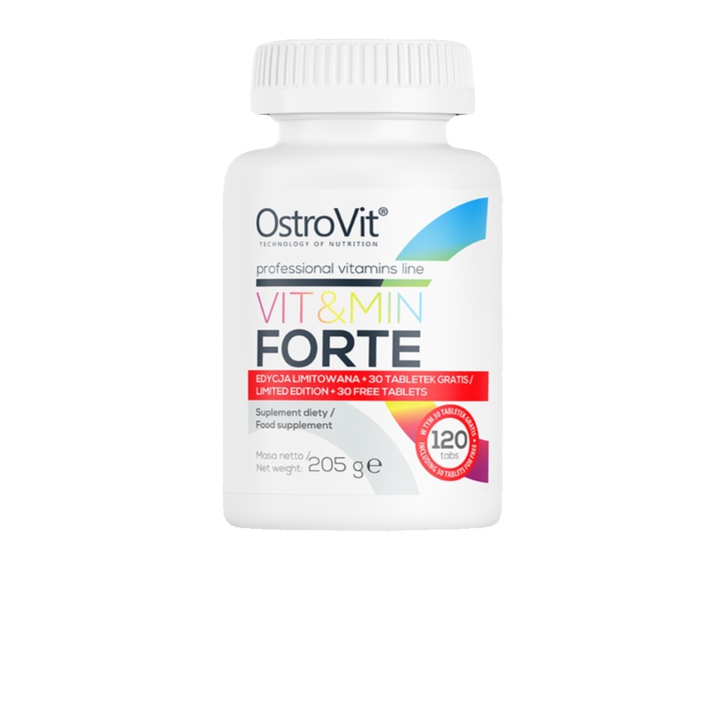OSTROVIT VIT&MIN FORTE multi vitamin mineral complex 120 TABS LIMITED EDITION