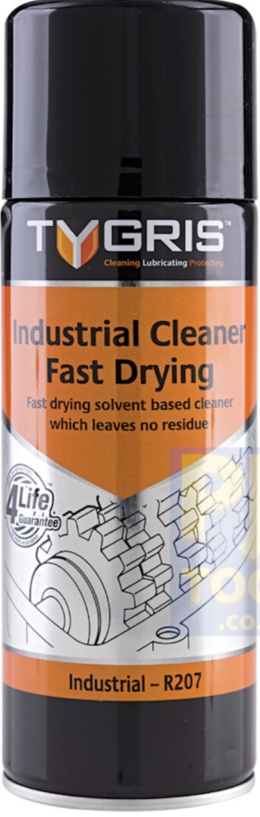 Tygris R207 400ml fast drying solvent cleaner degreaser aerosol spray