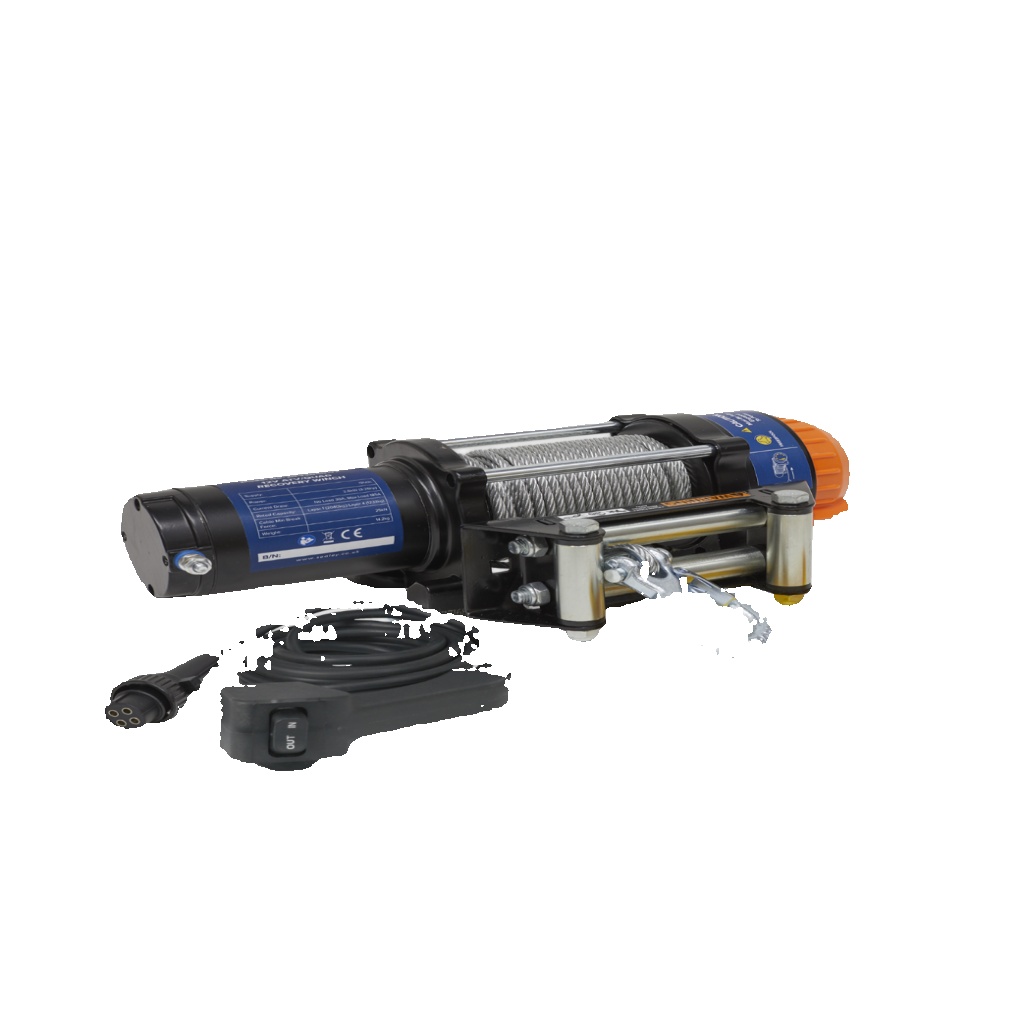 Sealey ATV2040 ATV Quad 4 x 4 Recovery Winch 2040kg Line Pull 12V