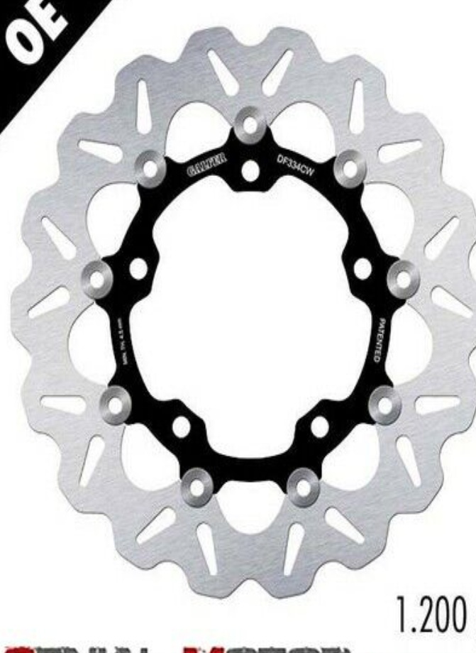 Galfer Front Brake Disc WAVE FLOATING COMPLETE 290x5mm SUZUKI SV 650 X IZQ. 2018