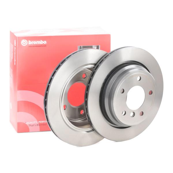 Brembo 2x Brake Discs Pair Vented Rear 298mm 09.6841.11 Set 34211163153 New