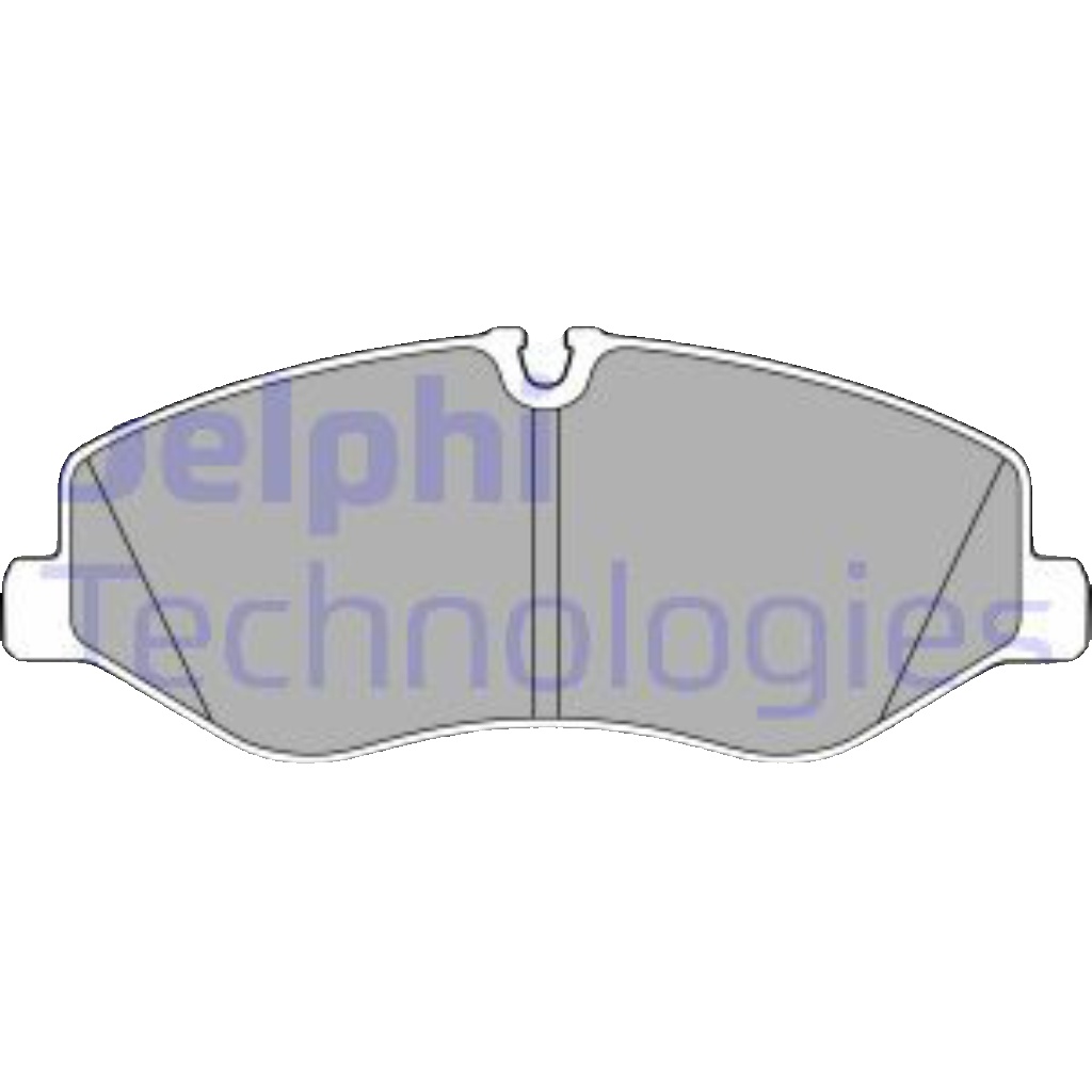 Brake pads Low-Metallic LP3138 DELPHI for MERCEDES-BENZ V-CLASS VITO Van