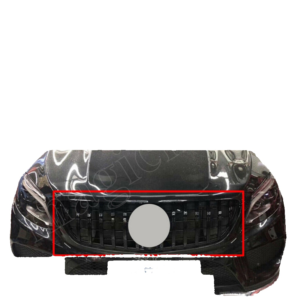 FOR MERCEDES BENZ GLE COUPE SUV C292 2015-19 FRONT GRILLE BLACK GT PANAMERICANA