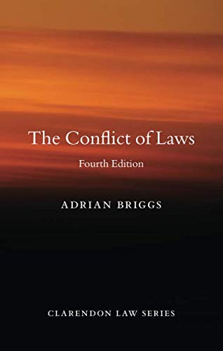 The Conflict of Laws (Clarendon Law Series) - Briggs, Adrian