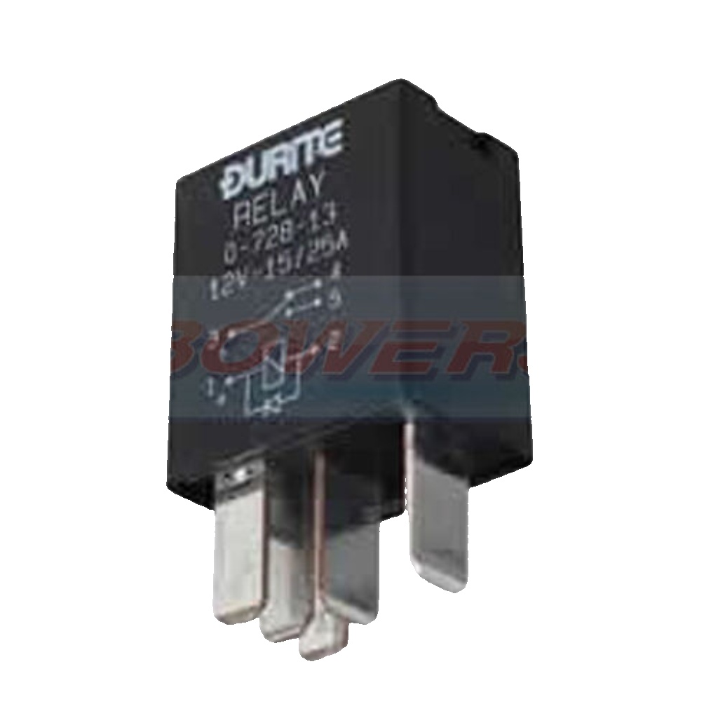 Durite 0-728-13 12v V 15A / 25A Amp 5 Pin Micro Change Over Relay With Diode