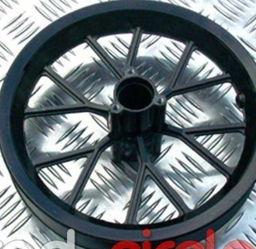 MINI MOTO DIRT BIKE WHEEL RIM FOR TYRE SIZE 12.5 X 2.75 - BLACK