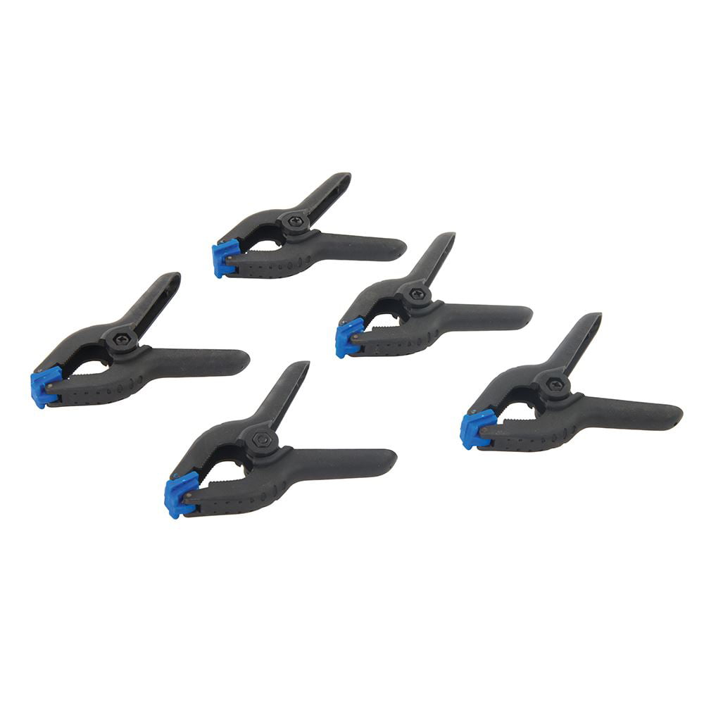 5 PIECE SET OF SILVERLINE 4""/100mm SPRING CLAMPS QUICK GRIP WOOD WORK CRAFT