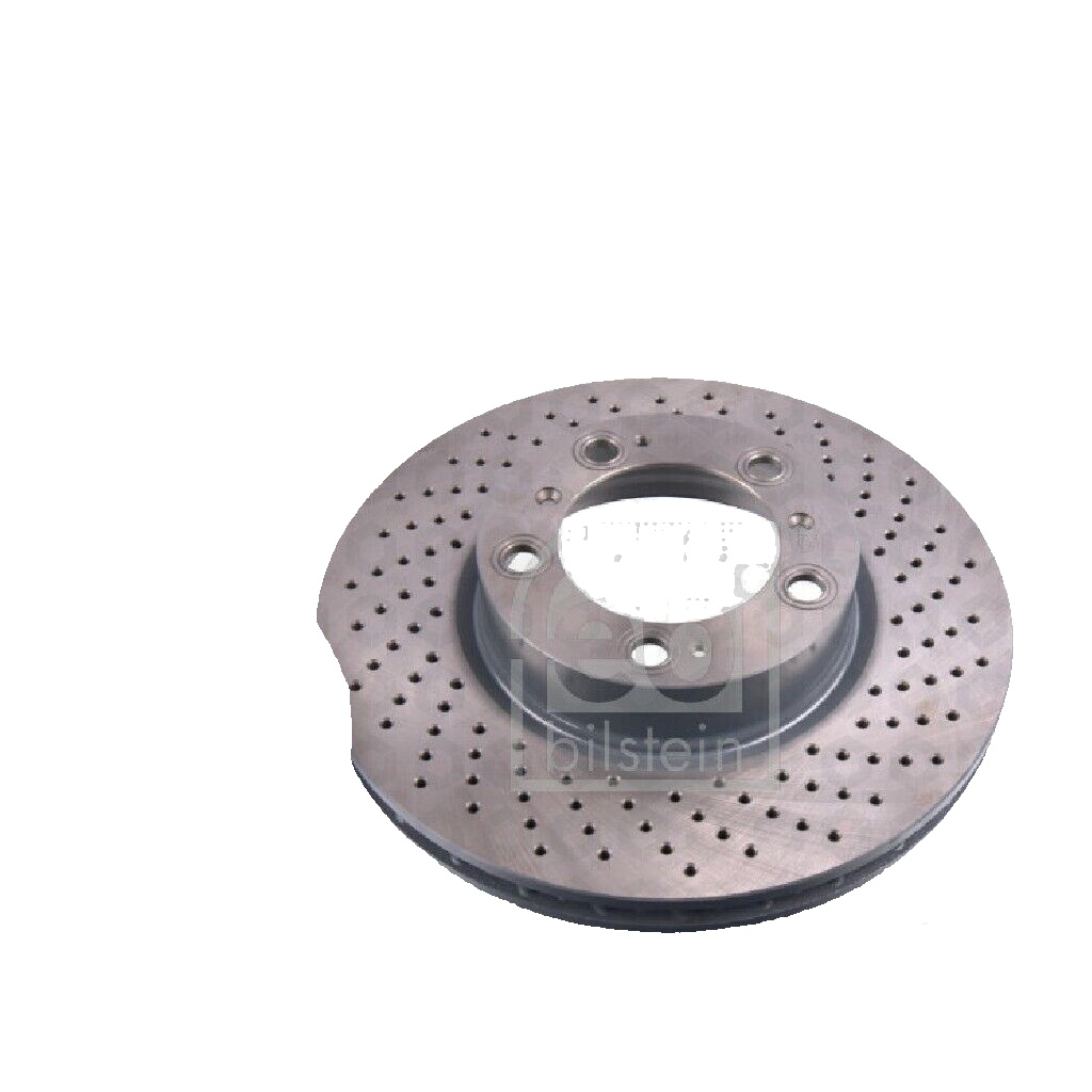 Febi Bilstein Brake Disc 44094 Fits Porsche Front Axle Right - OE Performance