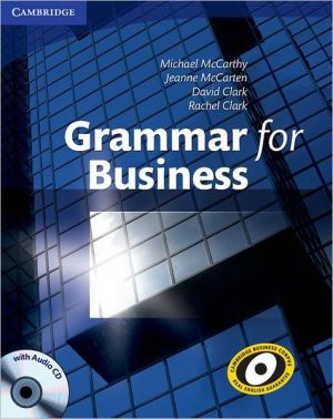 Cambridge-University-Press Grammar For Business With Audio Cd Size 12