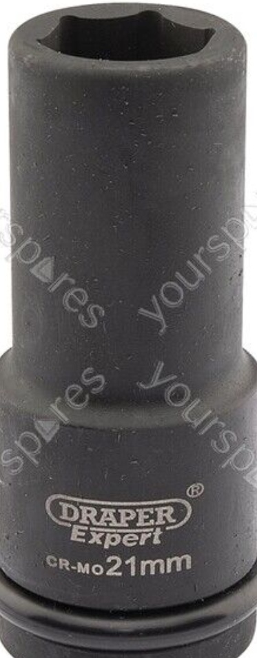 Draper 05053 Draper Hi-TORQ Deep Impact Socket 3/4"" Sq Dr 21mm