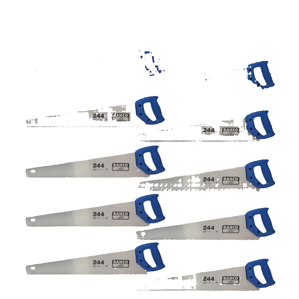 10 x Bahco 244-22-U7/8-HP 22"" Universal Tooth Hardpoint Hand Saw 7 TPI