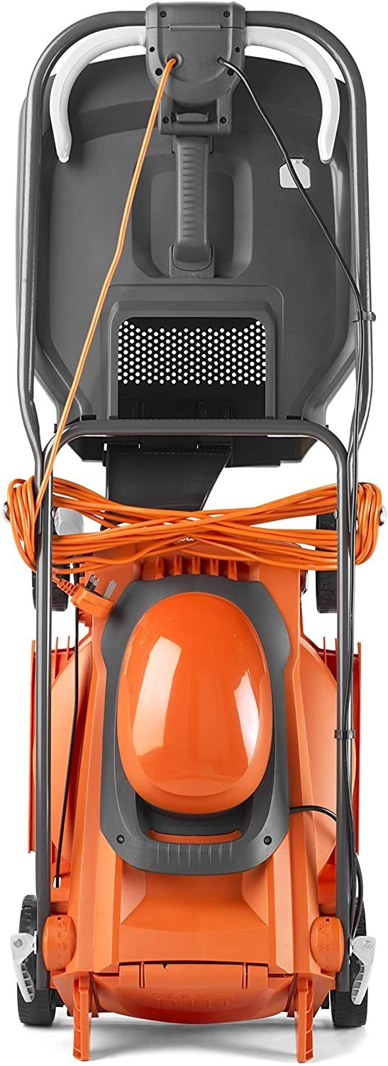 Flymo EasiStore FES380R 1600W 38cm Rotary Electric Lawn Mower - Orange - Image 3