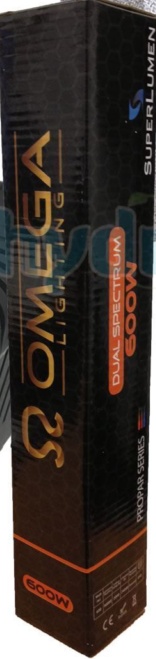 Omega 600W Light Kit Plastic Vented Ballast Euro Shade Hydroponics