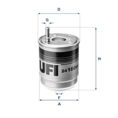 FUEL FILTER 24.160.00 FOR KIA PROCEED D4FE 1.6L 4cyl CEED Tourer - Image 4