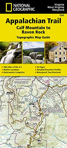 Appalachian Trail Calf Mountain to Raven Rock Map
