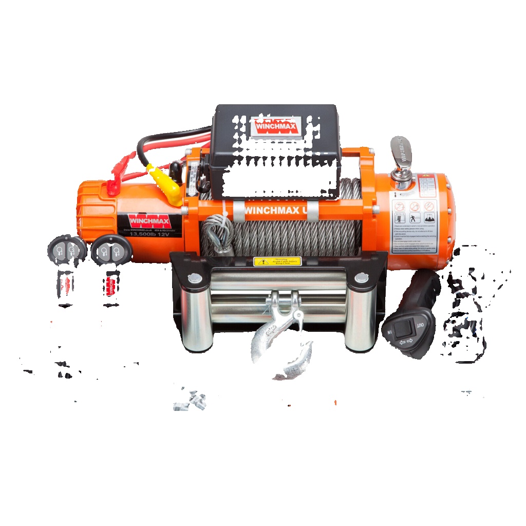 ELECTRIC WINCH 12V 4x4 13500lb WINCHMAX BRAND - RECOVERY- OFF ROAD - WIRELESS