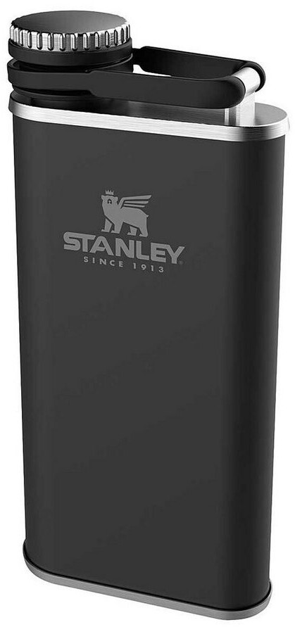 Stanley Flask Classic Easy Fill Wide Mouth Flask 0.23L Matte Black Pebble - Image 4