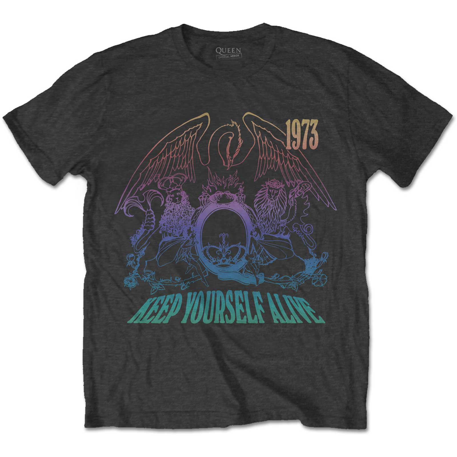Queen - Keep Yourself Alive - T-Shirt - Small - Grey