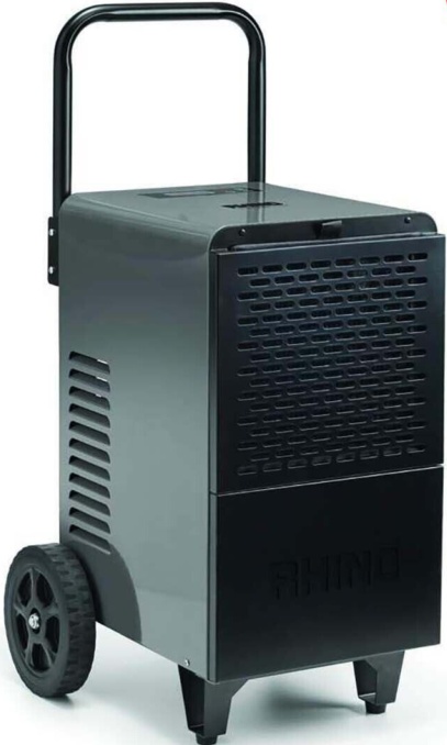 Dehumidifier Rhino H03603 DH50L 50L Industrial Mildew Mould Preventer Air Flow