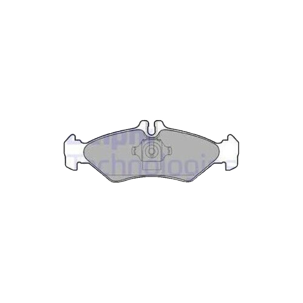 # DELPHI LP1595 BRAKE PAD SET DISC BRAKE Rear