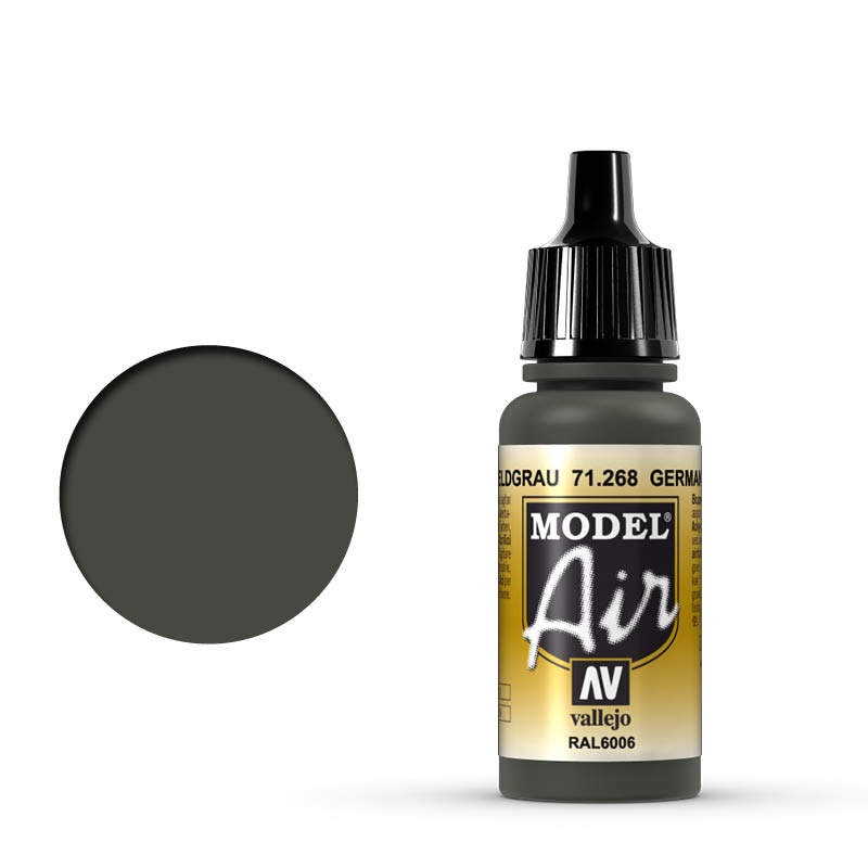 Vallejo Model Air - German Grey 18ml Model Paint 71268