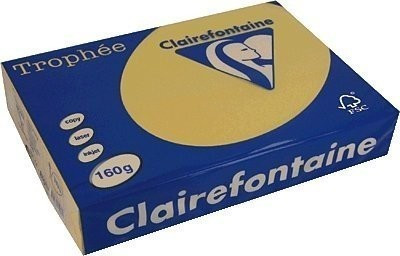 Card A4 BUTTERCUP YELLOW GOLD 160gsm Ream 250 Sheets Colour Craft Stock Printer