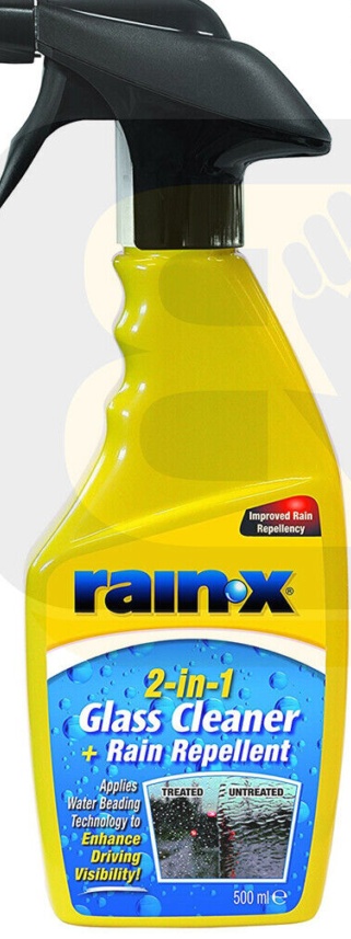 Rain X 2in1 Glass Cleaner Rain Repellent for Car Windscreen Improve Visibility