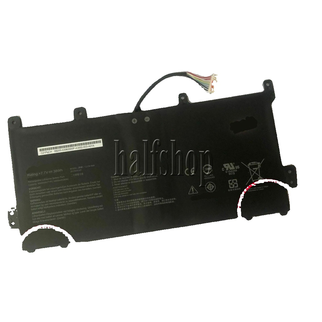 for ASUS CHROMEBOOK C523NA LAPTOP BATTERY 7.7V 38W C21N1808