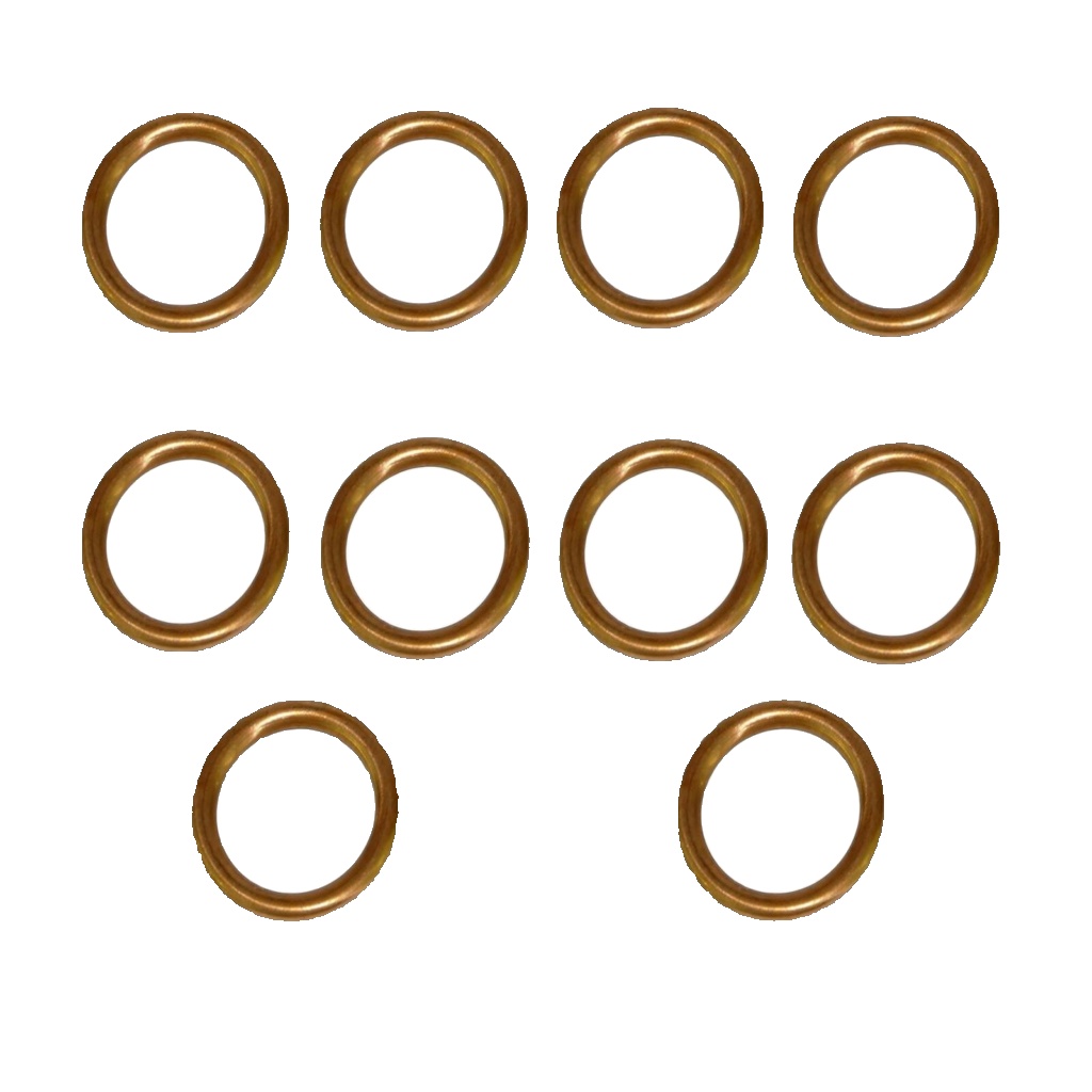 X10 Oil Sump Plug Washers / Seal For Citroen Peugeot 031327, 0313.27