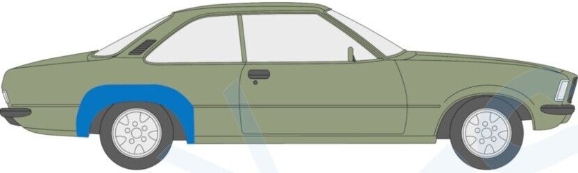 VAUXHALL  OPEL REKORD D 1972-1977 REAR WHEEL ARCH REPAIR PANEL / PAIR