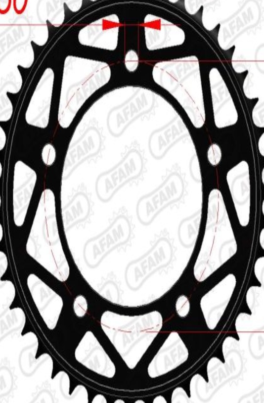 Afam Standard Steel Sprocket 12816-525 For Motorcycle Parts Accessories