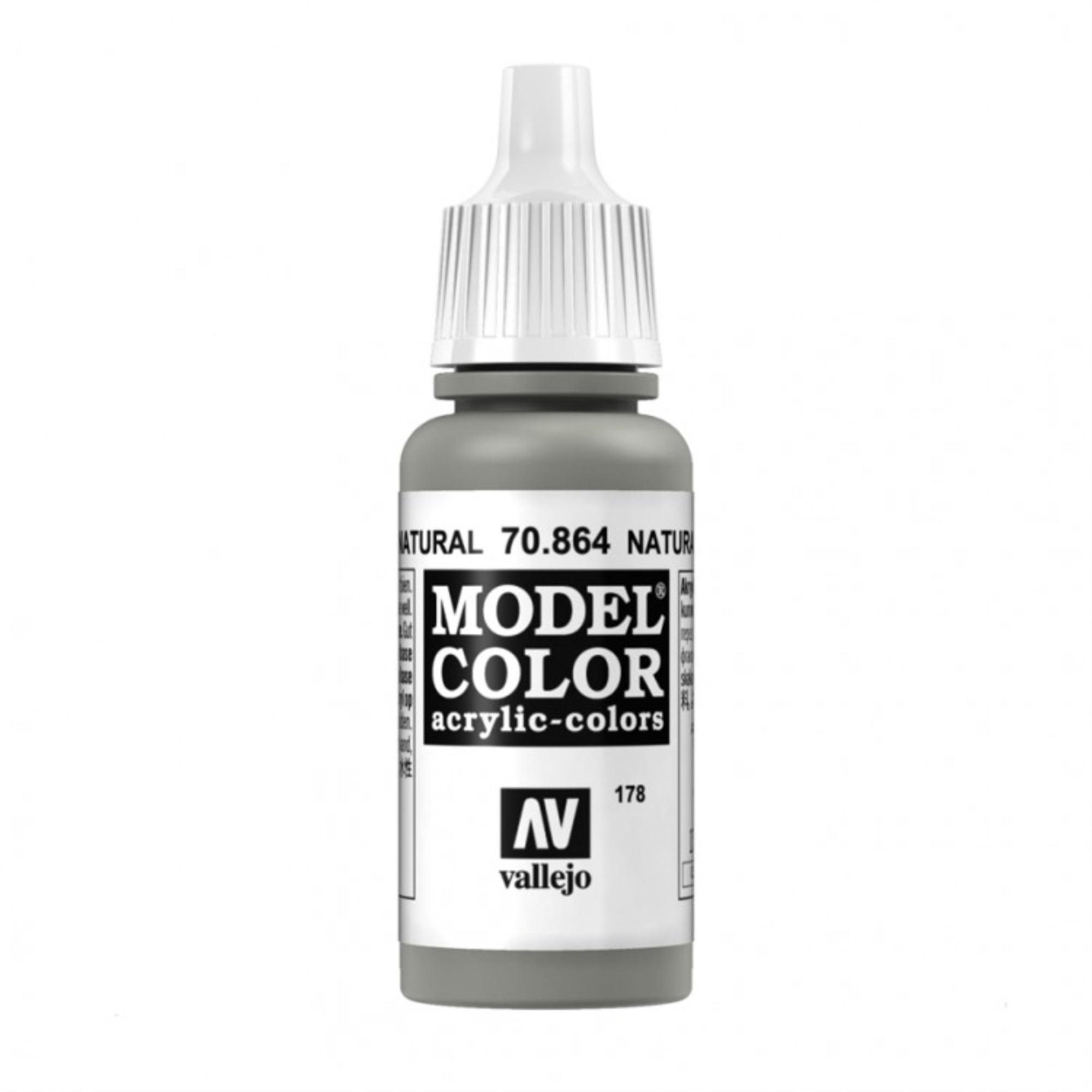 Vallejo Model Color 17ml - Metallic Natural Steel - 70.864 - Image 4