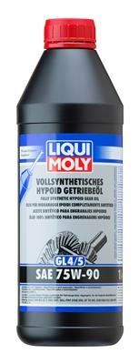 1 x Liqui Moly 75W90 Fully Synthetic Hypoid Gear Oil - 1 Litre (GL4 / GL5)